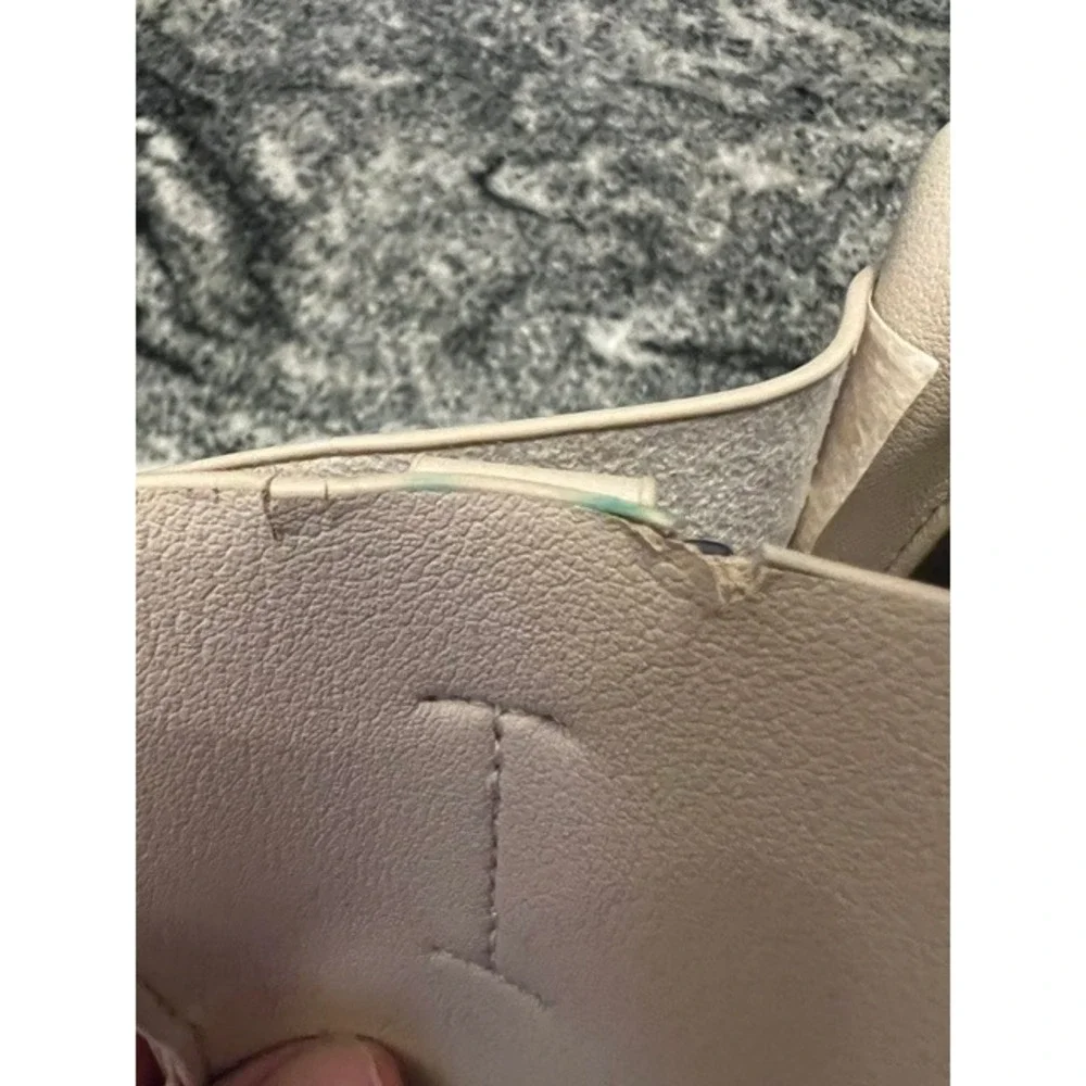 Colab Tote Bag Women Small Light Grey Vegan Leather Crossbody Minimalist